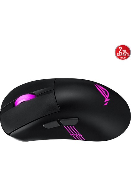 Rog Kerıs Iı Orıgın Kablosuz Oyun Mouse'u, 64G Hafif, Ergonomik, Değiştirilebilir Swıtch Yuvası, 42K Optik Sensör, Rog Mikro Swıtch Iı, Rog Omnı Alıcı, 5 Programlanabilir Tuş