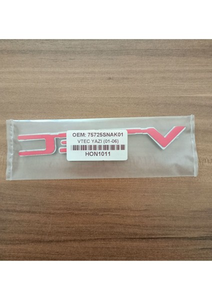 Honda Vtec Bagaj Yazısı 2001 - 2006 V-Tec Bagaj Yazı Logo Honda Civic Vtec fiyatları