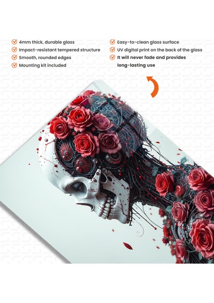 Çelik ve Gül Cam Tablo indirimleri