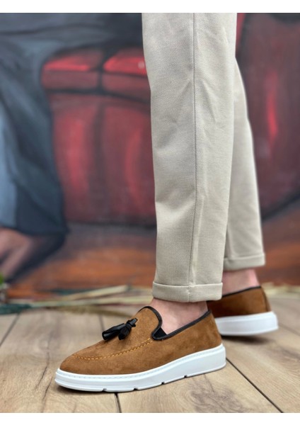 BA0005 Bağcıksız Yüksek Taban Klasik Püsküllü Corcik Erkek Ayakkabı indirimleri