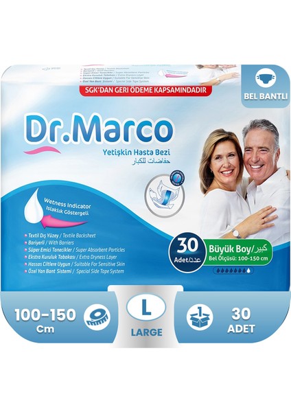 Dr. Marco Yetişkin 30'lu Hasta Bezi Large