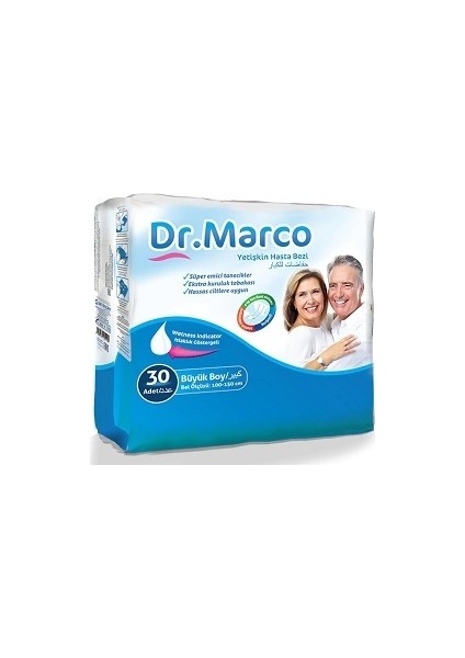 Dr. Marco Yetişkin 30'lu Hasta Bezi Large fırsatları