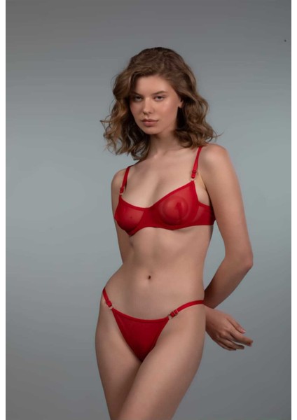 Tül Takım Kırmızı