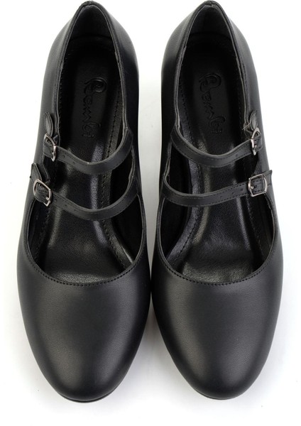 Siyah Kadın Klasik Topuklu Ayakkabı K01565016309 fırsatları