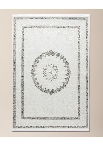 Mons Halı - Beyaz/mavi - 120X180 cm