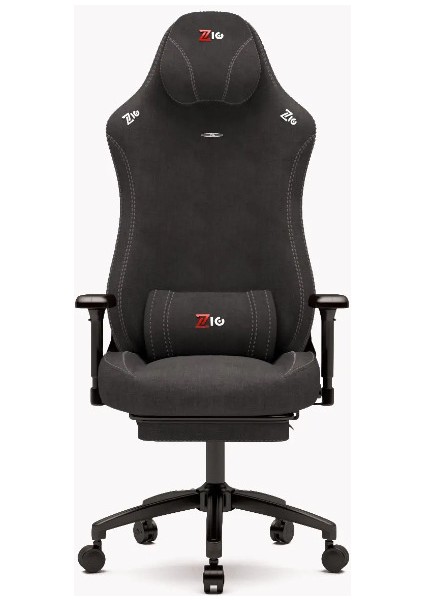 Gaming Valor 1590B1110 Ayak Uzatmalı Profesyonel Oyuncu Koltuğu - Antrasit (Jet Black) Kumaş indirimleri