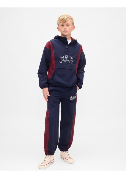 Erkek Çocuk Lacivert Relaxed Gap Logo Jogger Eşofman Pantolon