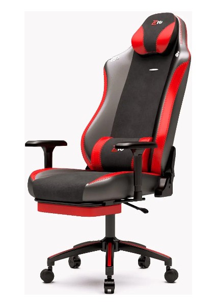 Gaming Valor 1590B0511 Ayak Uzatmalı Profesyonel Oyuncu Koltuğu - Kırmızı Antrasit Kumaş fırsatları