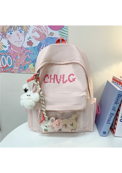 Yeni Okul Çantası Kadın Kore Baskı Küçük Taze Lise Üniversite Öğrencileri Sırt Çantası Kampüs Çift Rüzgar Sen Sistemi Basit Omuzlar Sırt Çantaları (Yurt Dışından)