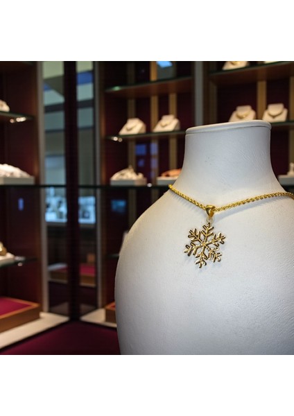 22 Ayar Kar Tanesi Kolye Ucu modelleri