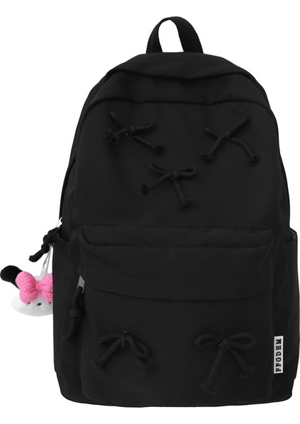 Yeni Yüksek Değerli Büyük Kapasiteli Ortaokul ve Lise Öğrencileri Kız Çanta Hafif Okul Çantası Moda Eğlence Omuz Sırt Bilgisayar Çantası (Yurt Dışından)