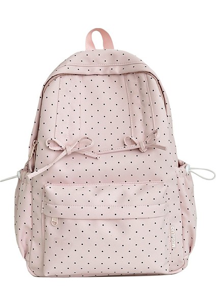 Yeni Yüksek Değerli Büyük Kapasiteli Ortaokul ve Lise Öğrencileri Kız Çanta Hafif Okul Çantası Moda Eğlence Omuz Sırt Bilgisayar Çantası (Yurt Dışından)