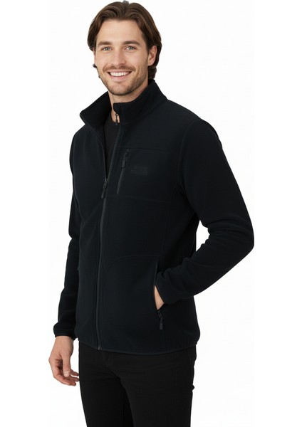 Erkek Kışlık Polar Sweatshirt Hırka Önü ve Cepleri Fermuarlı Tamkalıp Antipilling modelleri