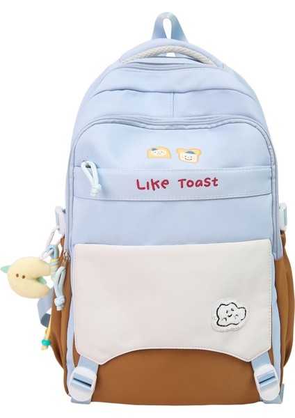 Yeni Okul Çantası Kadın Kore Baskı Küçük Taze Lise Üniversite Öğrencileri Sırt Çantası Kampüs Çift Rüzgar Sen Sistemi Basit Omuzlar Sırt Çantaları (Yurt Dışından)