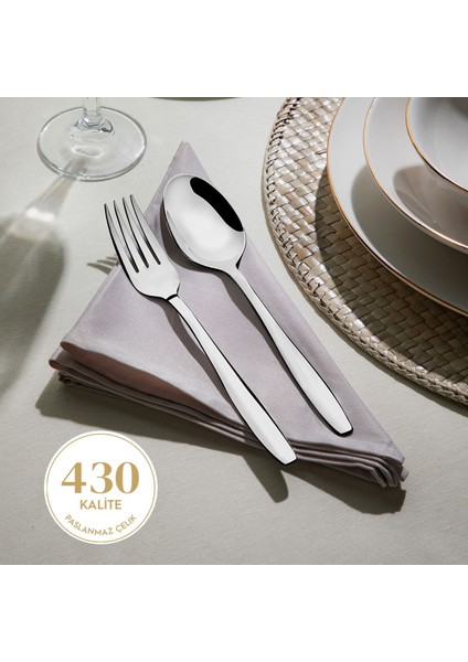 Sahra 30 Parça Çatal Kaşık Seti modelleri
