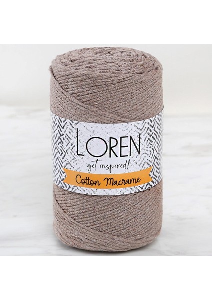 Loren Cotton Macrame Bej - R143 - 34365