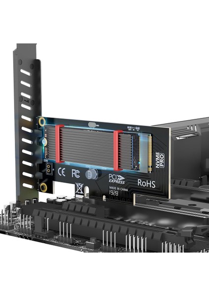 M.2 2280 SSD Nvme Notebook (Laptop) Uyumlu Soğutucu Alüminyum Alaşımlı Isı Emici Pasif Soğutucu -Termal Pad Yeni Nesil