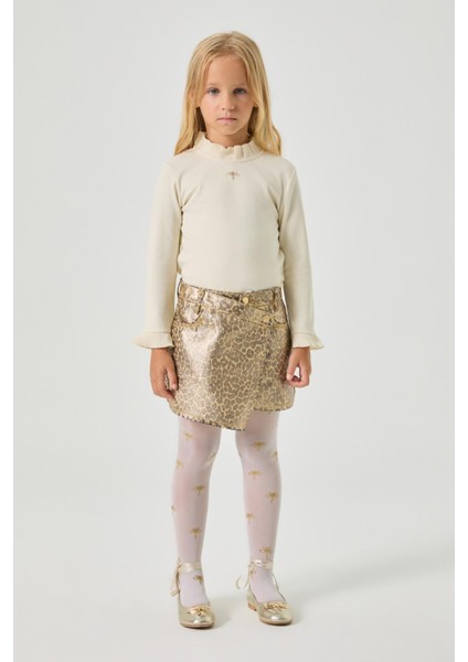 Bg Store Kız Çocuk Desenli Etek