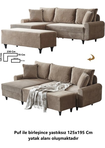 Corner Flavia Köşe Takımı Puflu modelleri