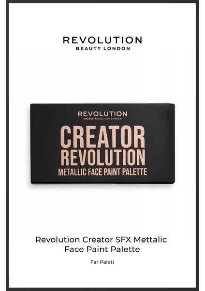 Creator Mettalic Face Paint Palette