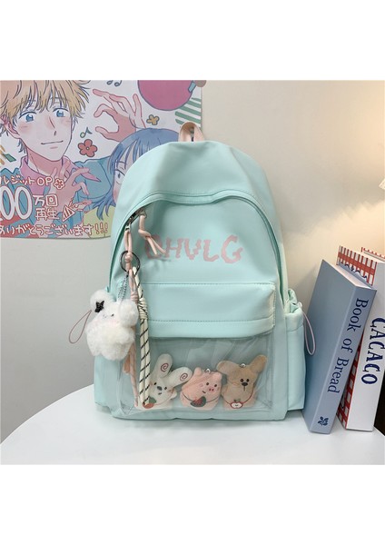 Yeni Okul Çantası Kadın Kore Baskı Küçük Taze Lise Üniversite Öğrencileri Sırt Çantası Kampüs Çift Rüzgar Sen Sistemi Basit Omuzlar Sırt Çantaları (Yurt Dışından)