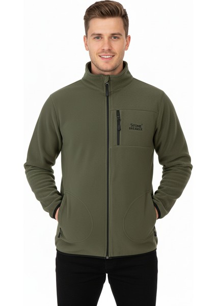 Erkek Kışlık Polar Sweatshirt Hırka Önü ve Cepleri Fermuarlı Hakim Yaka Rahat Kesim Tam Kalıp Anti Pilling modelleri