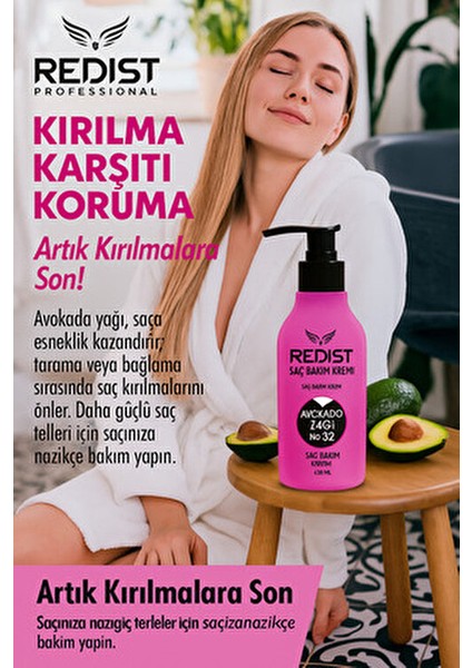 Avokado Yağlı Saç Bakım Kremi 500 ml Tüm Saç Tipleri için Yumuşatıcı Etki fırsatları