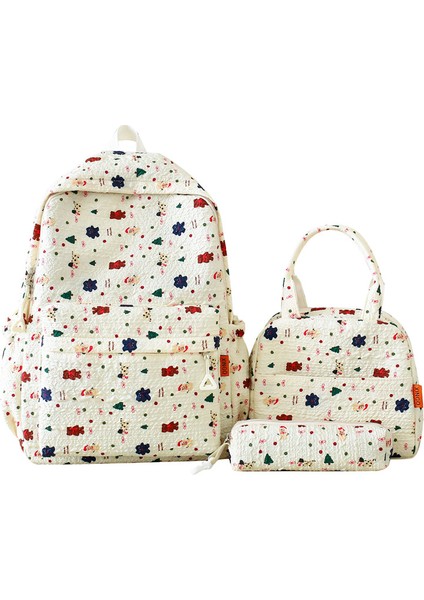 Yeni Yüksek Değerli Büyük Kapasiteli Ortaokul ve Lise Öğrencileri Kız Çanta Hafif Okul Çantası Moda Eğlence Omuz Sırt Bilgisayar Çantası (Yurt Dışından)