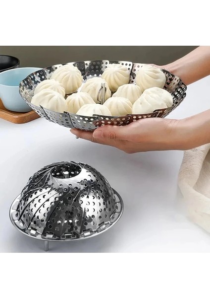 Paslanmaz Çelik Buharda Pişirme Sepeti fırsatları