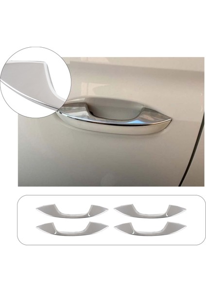 Volkswagen Caddy 2021 ve Üzeri Krom Kapı Dekoru 4 Kapı Paslanmaz Çelik