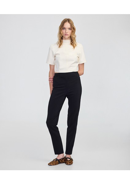 Parlak Şeritli Skinny Fit Pantolon IW6250003227001