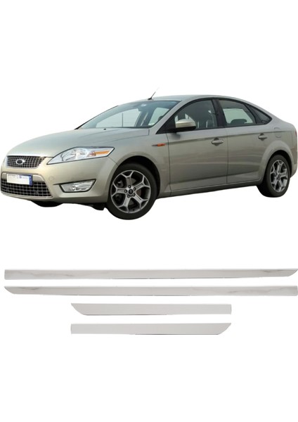 Ford Mondeo Iv Uyumlu 2007-2015 Krom Yan Kapı Çıtası 4 Parça Paslanmaz Çelik fiyatları