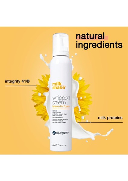 Milkshake Conditioner Whipped Cream Leave In Foam 200ML