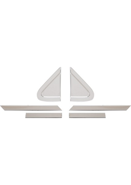 Ford Connect Uyumlu 2002 ve Üzeri Krom Ayna Üçgeni 6 Parça Paslanmaz Çelik modelleri