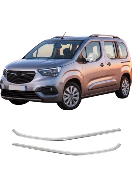 Opel Combo Uyumlu 2019 ve Üzeri Krom Cam Çıtası 2 Parça Paslanmaz Çelik fiyatları