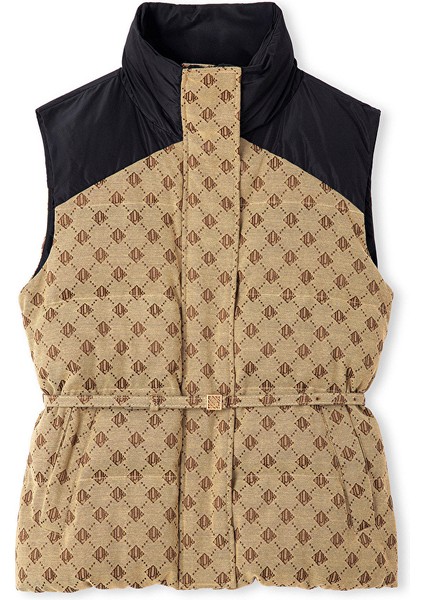 Monogram Jakarlı Kapitone Yelek IW6250012019027 indirimleri