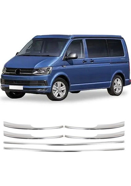 Volkswagen Transporter T6 Uyumlu Krom Ön Tampon Çıtası 6 Parça Paslanmaz Çelik fiyatları
