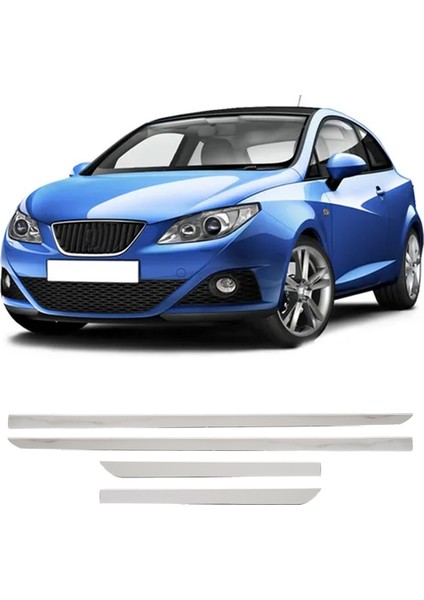 Seat Ibiza Iv Hb Uyumlu 2009 ve Üzeri Krom Yan Kapı Çıtası 4 Parça Paslanmaz Çelik fiyatları