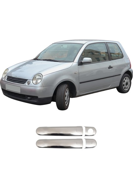 Volkswagen Lupo Uyumlu 1998-2005 Krom Kapı Kolu 2 Kapı Paslanmaz Çelik fiyatları