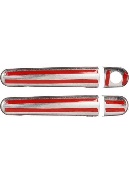 Volkswagen Lupo Uyumlu 1998-2005 Krom Kapı Kolu 2 Kapı Paslanmaz Çelik