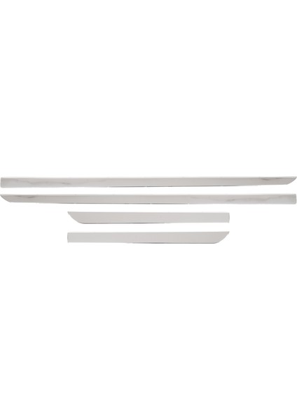 Mercedes C-Class S204 Sw Uyumlu 2008-2014 Krom Yan Kapı Çıtası 4 Parça Paslanmaz Çelik modelleri