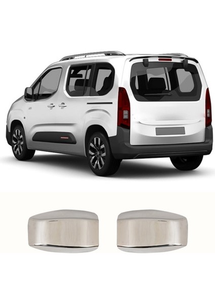 Citroen Berlingo Uyumlu 2019 ve Üzeri Krom Menteşe Kapağı 2 Parça Paslanmaz Çelik fiyatları