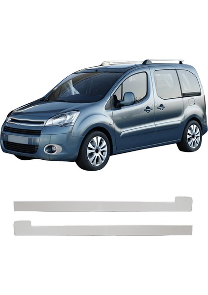 Citroen Berlingo Uyumlu 2012-2023 Krom Sürgü Çıtası 2 Parça Paslanmaz Çelik fiyatları