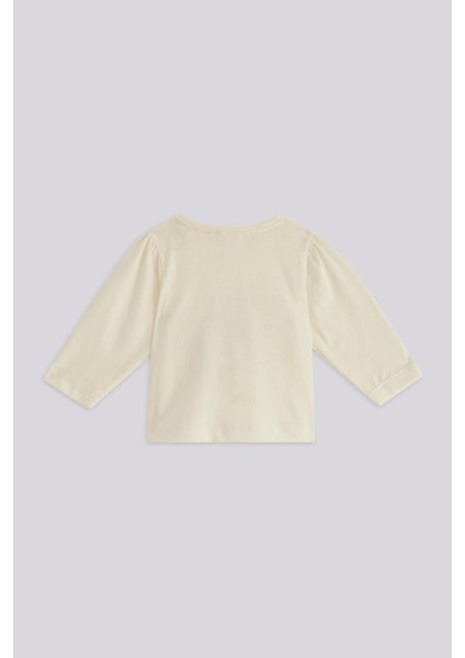 Bg Store Kız Bebek Ekru Tshirt modelleri