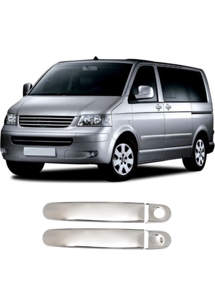 Volkswagen T5 Transporter Uyumlu 2003-2023 Krom Kapı Kolu 2 Kapı Paslanmaz Çelik modelleri