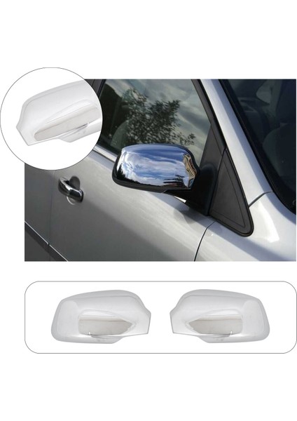 Ford C-Max Uyumlu 2003-2010 Ayna Kapağı 2 Parça Abs Krom Kaplama