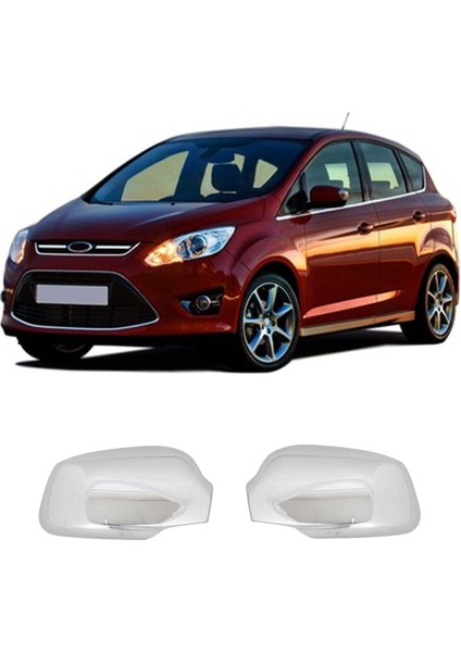 Ford C-Max Uyumlu 2003-2010 Ayna Kapağı 2 Parça Abs Krom Kaplama fiyatları