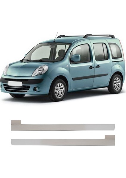 Renault Kangoo Uyumlu 2008 ve Üzeri Krom Sürgü Çıtası 2 Parça Paslanmaz Çelik fiyatları