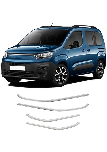 Fiat Doblo Uyumlu 2019 ve Üzeri Krom Cam Çıtası 2 Parça Paslanmaz Çelik fiyatları
