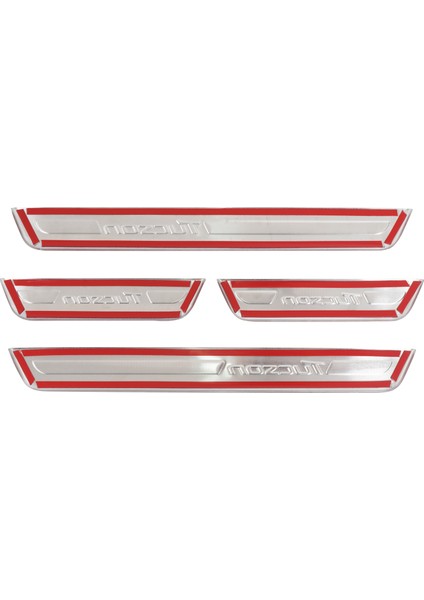 Hyundai Tucson Uyumlu 2015-2018 Krom Kapı Eşiği 4 Parça Paslanmaz Çelik